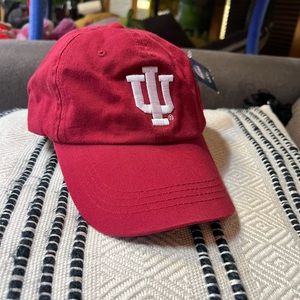 Men’s IU Red Hoosiers Adjustable Sports Hat NWT